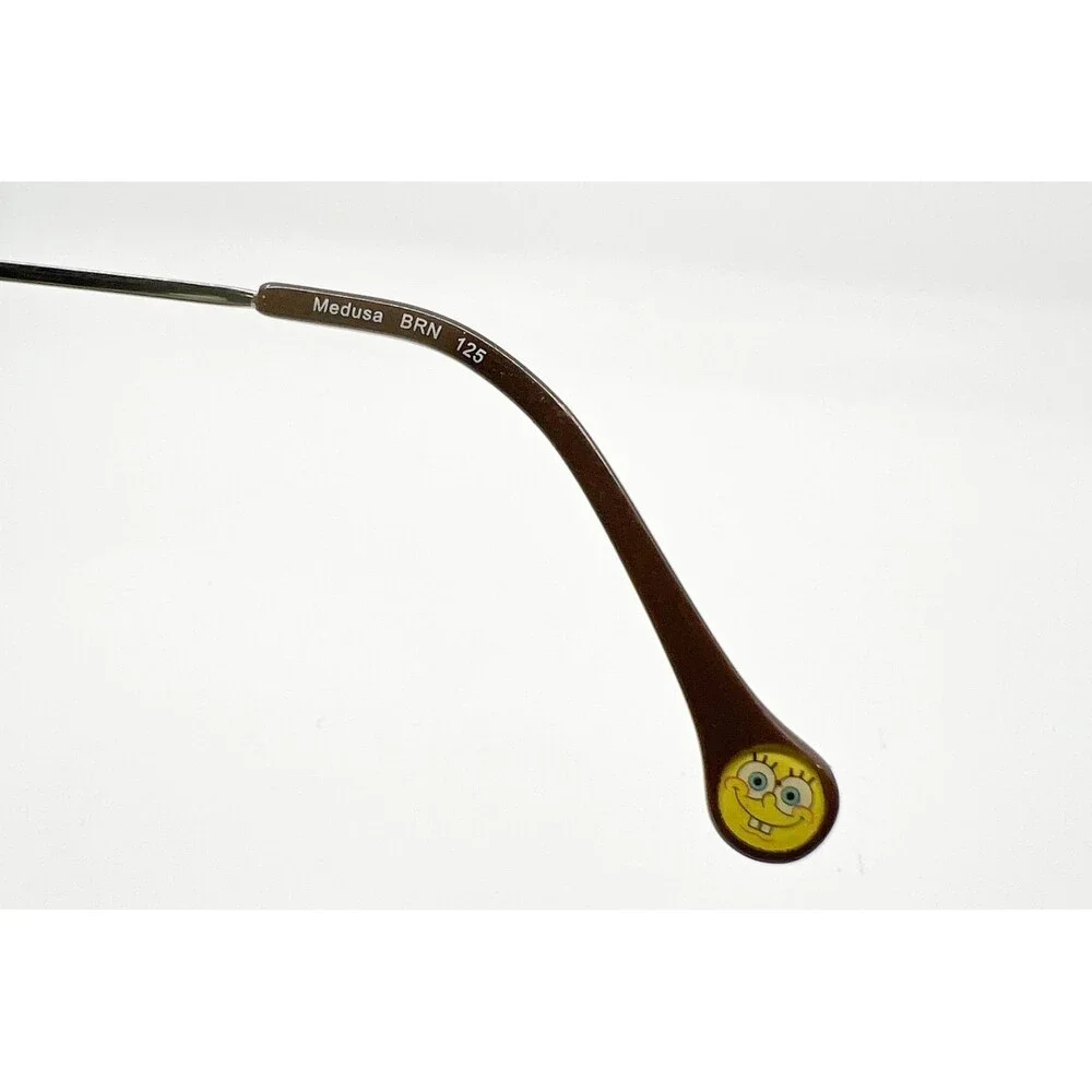 SpongeBob SquarePants Eyeglass Frames Kids Brown Medusa BRN 125 43-16-125
